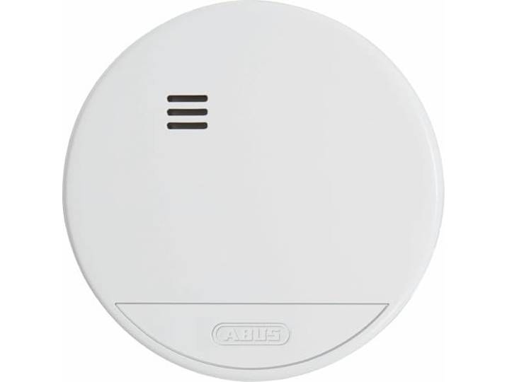 ABUS RWM165 Draadloze rookmelder, met batterij van 10 jaar, 12 melders te koppelen, Q-label & DIN EN14604-gecertificeerd, 85 dB alarm, wit