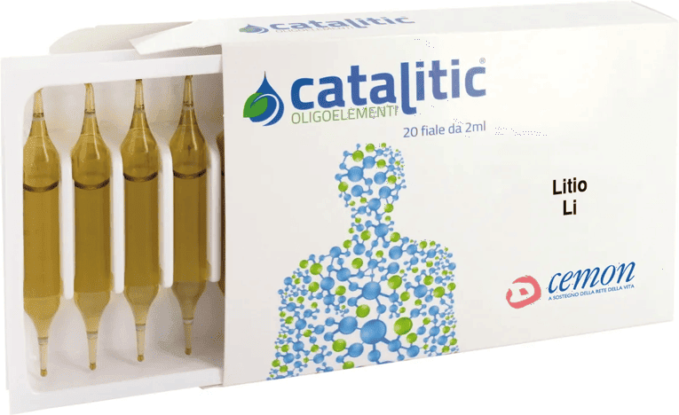 Cemon Catalitic Oligoelementi Litio 20 Fiale da 2 ml