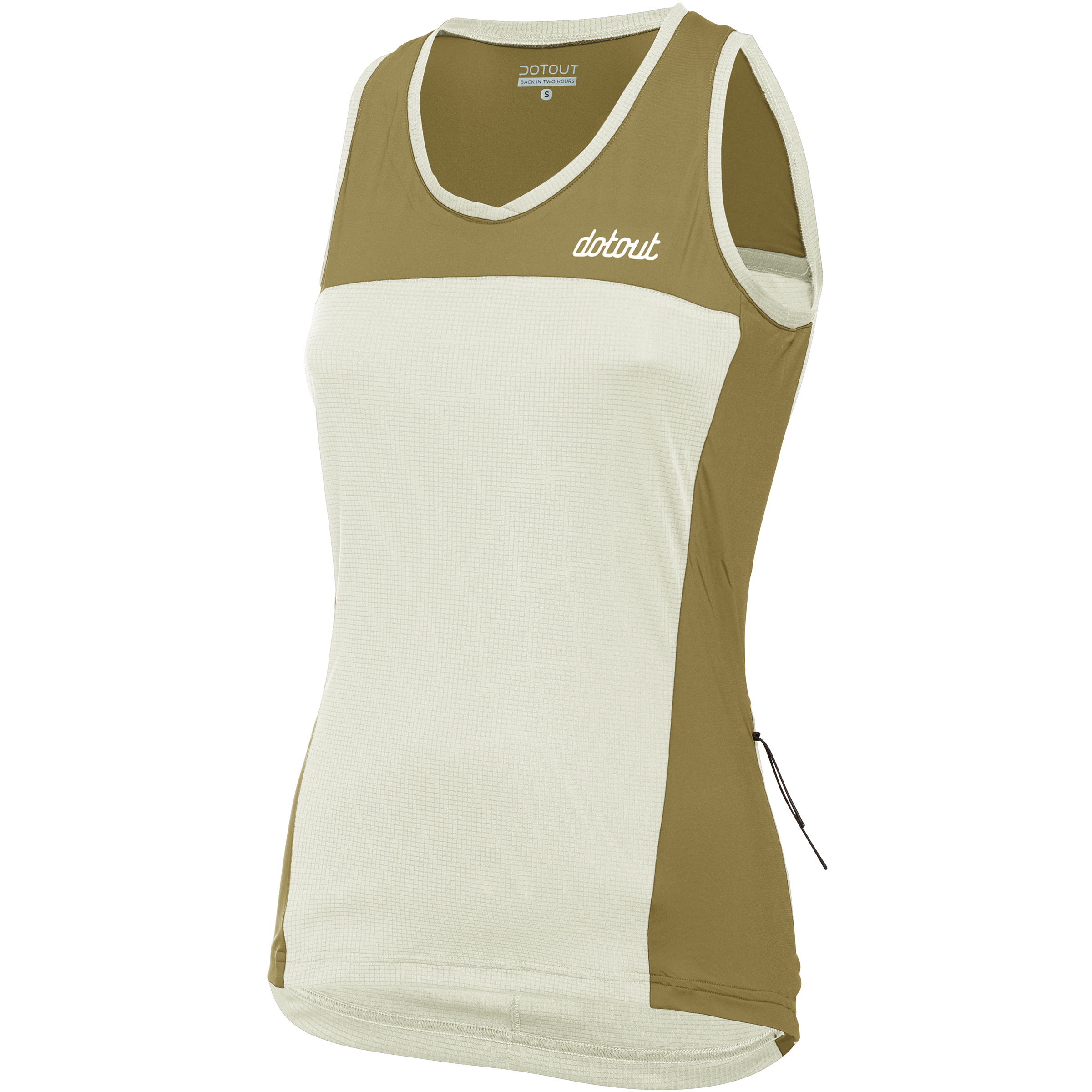 Dotout Trail Top Trikot Damen Radtrikots beige Größe M Mountainbike | Rennrad | Commuting | Gravel Atmungsaktiv Polartec