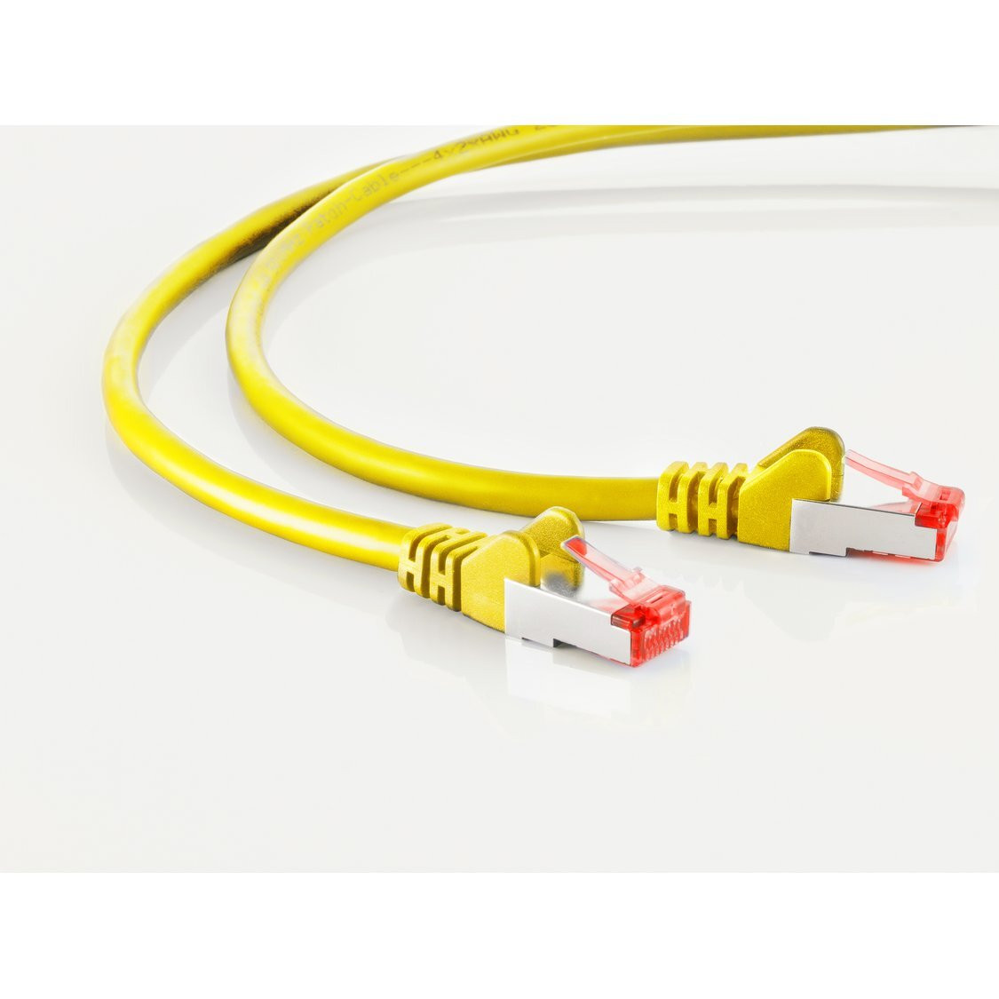 Shiverpeaks BASIC-S patchkabel Cat. 6A S/FTP geel 30,0 meter