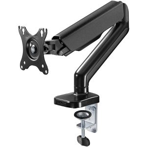 Goobay Monitorhalterung 58530, VESA 75x75 & 100x100 mm, für Tisch, höhenverstellbar, drehbar, bis 32 Zoll, 1 Monitor