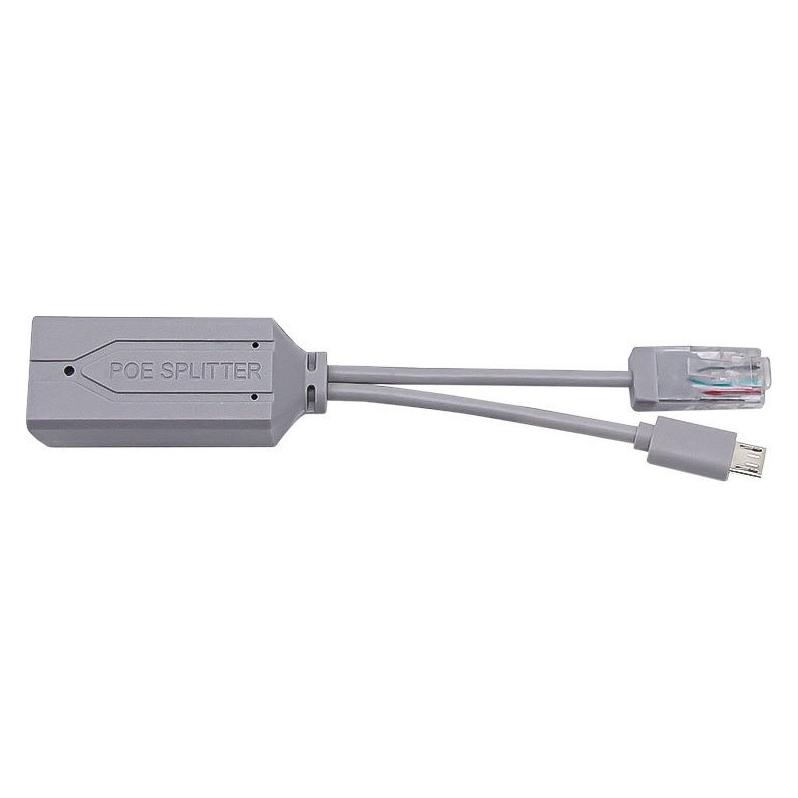 Xtend Solarmi XtendLan XL-POES-5VUM, PoE splitter 802.3af, 100Mb, stabilizovaných 5V/2,4A, výstup micro USB (UTP, 0.17 m) (XL-POES-5VUM)