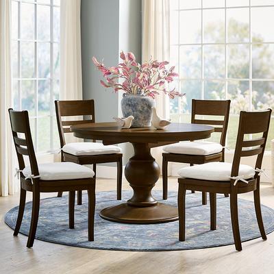 Avani 5-Piece Round Dining Set - Chocolate - Grandin Road
