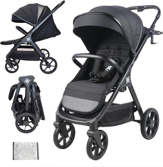 Buggy Spacely - geräumiger Sitz - einfach zusammenklappbar - XXL-Sonnendach mit UV-Schutz
