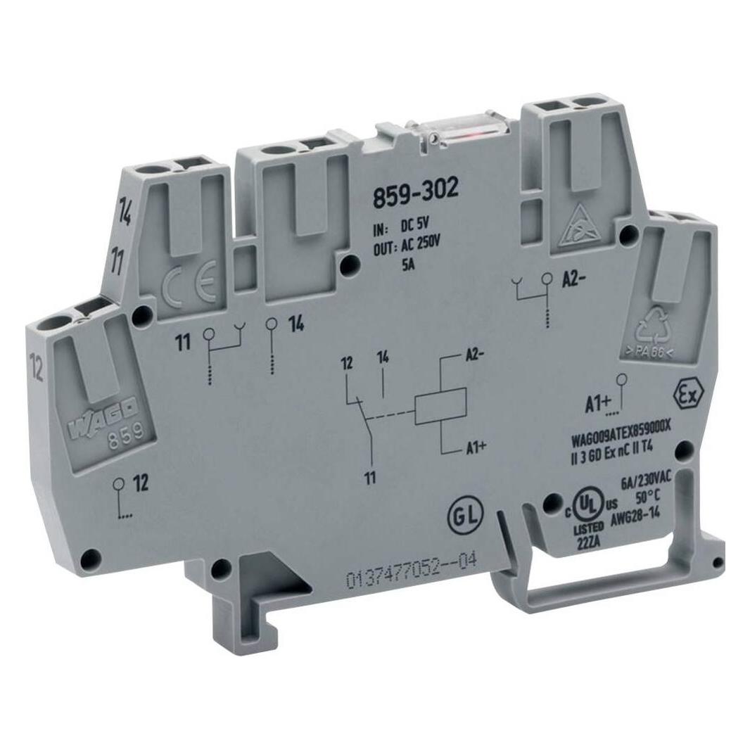 Wago Schaltrelaisklemme Serie 859 (859-302)