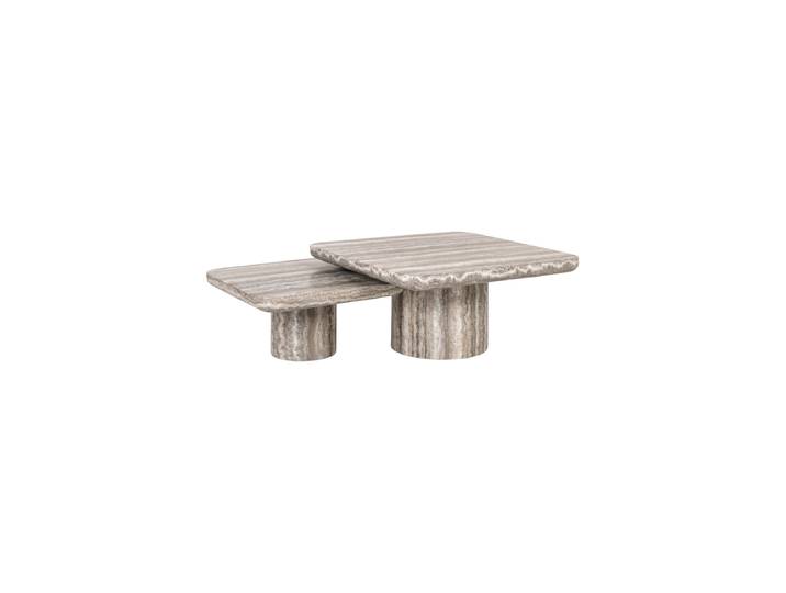 Design Couchtisch-Set „Dulce“ aus Marmor Grau Richmond Interiors