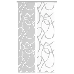 Schmidt Schiebevorhang Ophelia Kombi 2er Set Polyester Grau