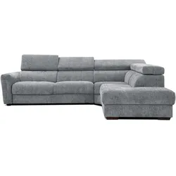 ECKSOFA CALVERA 5-Sitzer, grau