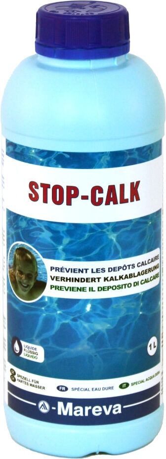 Traitement piscine stop calcaire Mareva STOP CALK liquide 1L