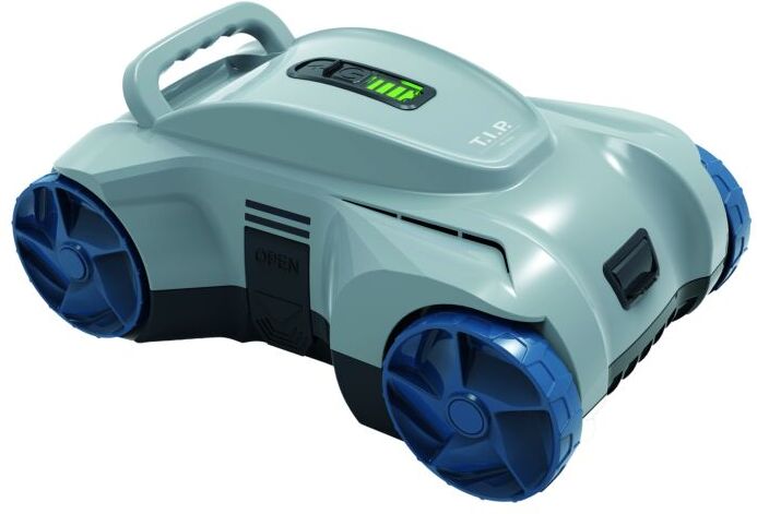 T.I.P. Akku Pool-Roboter - 80 m² Becken, 4.600 l/h, 80 min Laufzeit,  Jet-Düsensystem, R8 AKKU, 30469