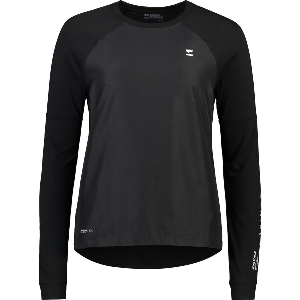 Mons Royale Womens Tarn Merino Bike Wind Jersey black (1) M 100847-1169-001-M