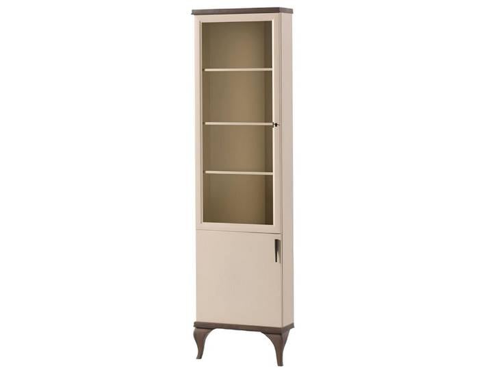 Xlmoebel Eckvitrine Barocke Eckvitrine aus hochwertigem Holz in elegantem Design (1-St., Eckvitrine) Hergestellt in Europa