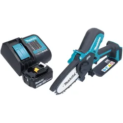 Makita, Kettensäge, DUC 101 SM01 Akku Astsäge 18 V 10 cm Brushless + 1x Akku 4,0 Ah + Ladegerät (Akku Kettensäge)