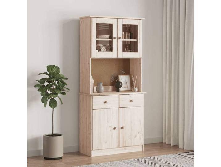 (10150)Moderne Dessus de commode ALTA 77x30x92 cm bois massif de pin poid:15.22 kg