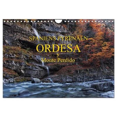 Spaniens Pyrenäen - Ordesa y Monte Perdido (Wandkalender 2027 DIN A4 quer), CALVENDO Monatskalender