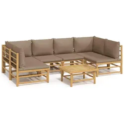 vidaXL, Gartenlounge, Jaranus (2x corner + 4x chair + table)