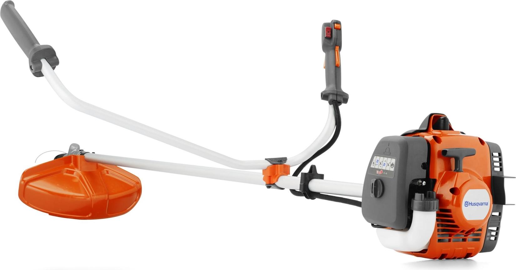 Husqvarna 129R Benzin Motorsense Trimmer 0,85 kW ( 967193305 ) Arbeitsbreite 43 cm 5,4 kg mit Zweihandgriff