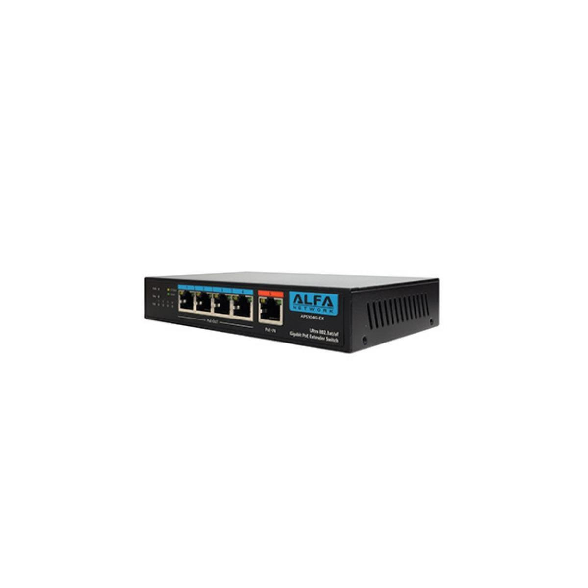 ALFA Network Alfa 4-poorts Gigabit PoE-switch, 60W