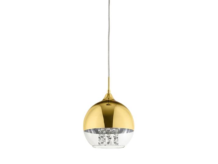 Design Pendellampe „Fermi“ Gold Gold, Klar Maytoni