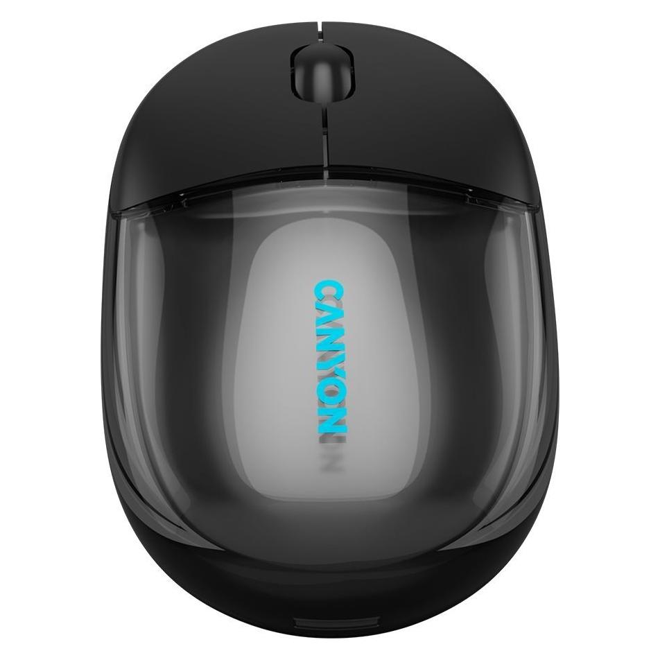 Canyon On Click 24 - 2in1 wireless optical mouse Bluetooth / 2.4 GHz - 1 -200 dpi - battery (Kabellos) (CNS-CMSW24B)