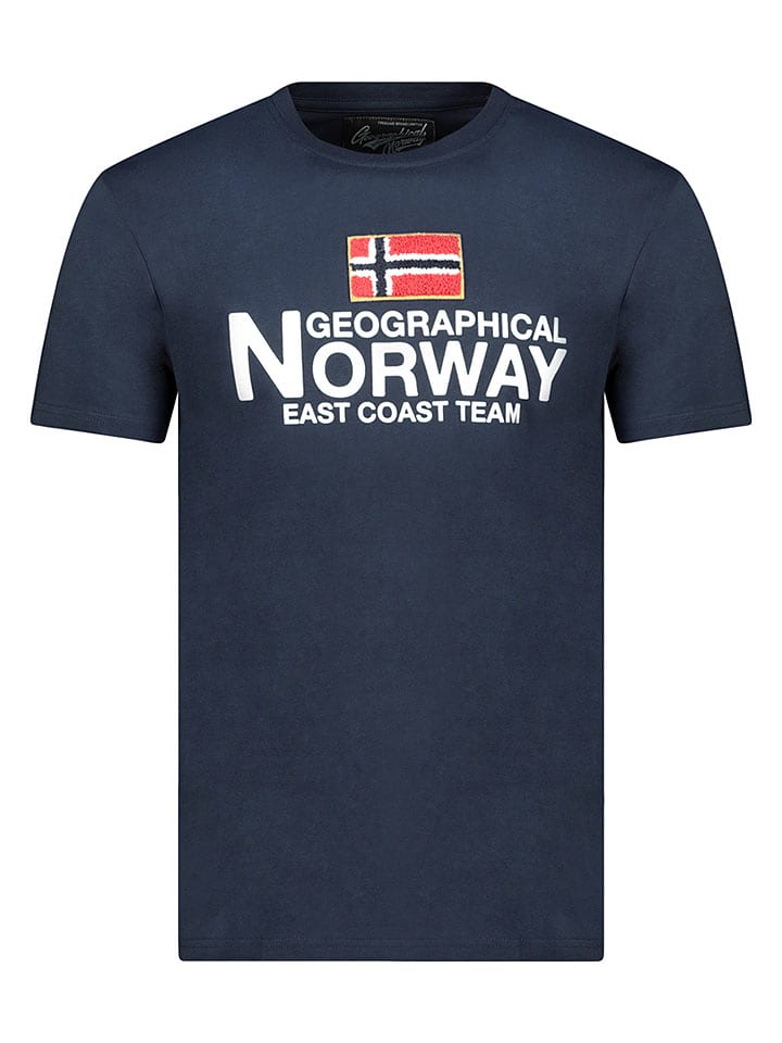 Geographical Norway Shirt "Jacky" in Dunkelblau - 140