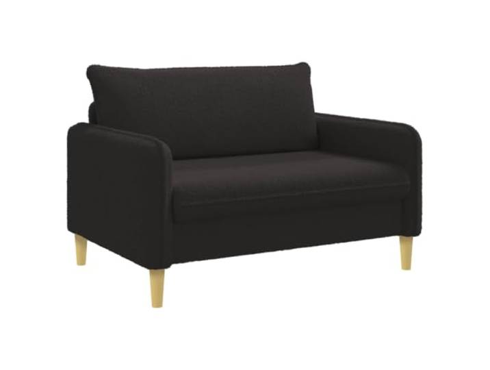 HFXHIJXQ XXL Sessel Schwarz Polstersessel Bouclé Loungesessel 128cm Breiter XXL Polstersessel mit weicher Schaumstoffpolsterung und stabilen Pfostenbeinen für Wohnzimmer und Schlafzimmer.
