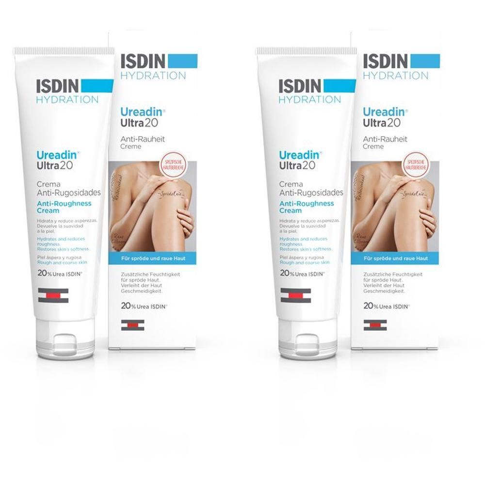Isdin Ureadin ultra 20 Anti-Rauheit Creme 2x 2x100 ml