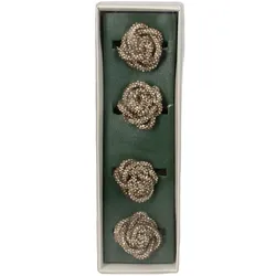Serviettenring-Set KNOPF (LBH 3x3x3,50 cm) - LBH 3x3x3,50 cm