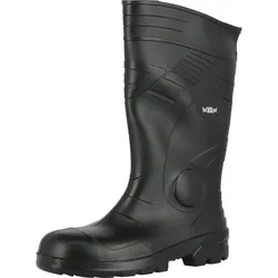 PVC-Sicherheitsstiefel S5 "BASIC" schwarz - 38 - schwarz