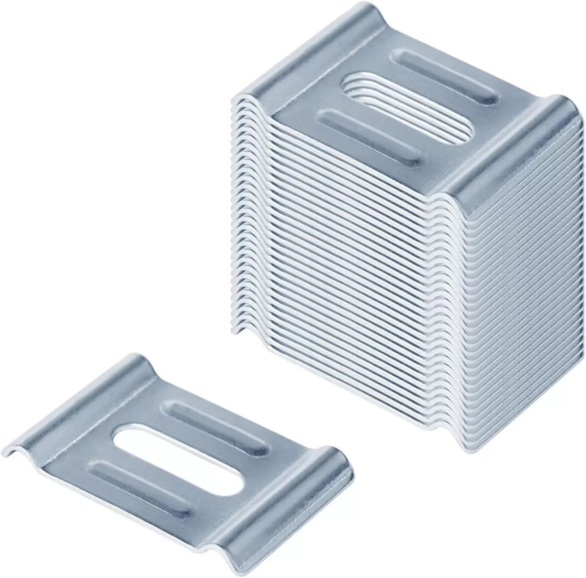 INF 30er-Set Metall-Halteklammern für Drahtgitter-Kabeltrassen — Sichert 4.0-6.0mm Leitungen, passt 5/16 inch Schrauben