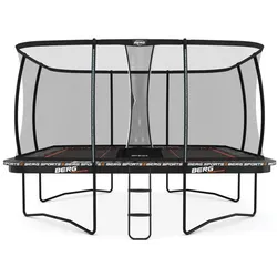 BERG Trampolin Ultim Pro Bouncer Sports Regular 5x5 inkl. Sicherheitsnetz Deluxe XL