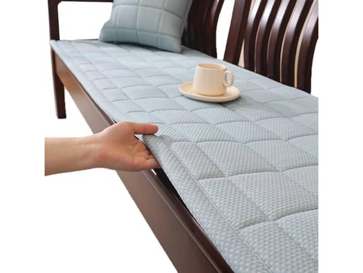 KRXSOBNV Das Sofa, 1 Stück, Haustier-Sofaüberzug for 2-3 Dicke Kissen, haustierfreundlich(Blue,55x150cm)