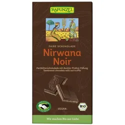 Rapunzel Nirwana Noir 55% mit dunkler Praliné-Füllung HIH bio