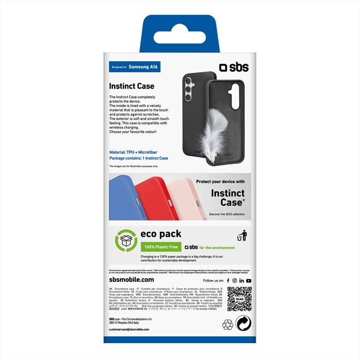 SBS Cover Instinct Samsung A16 Teinstsaa16k-nero