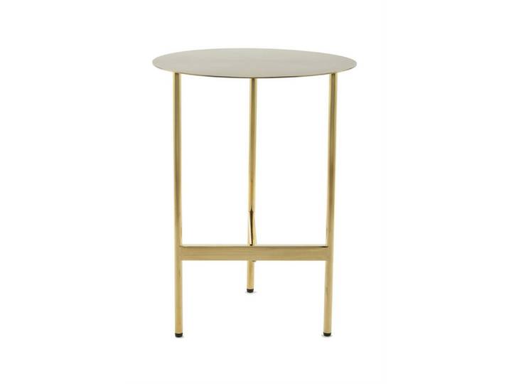 Qiyano Beistelltisch Couchtisch Maile Gold - Modern, Wohnzimmer, Metall, Robust