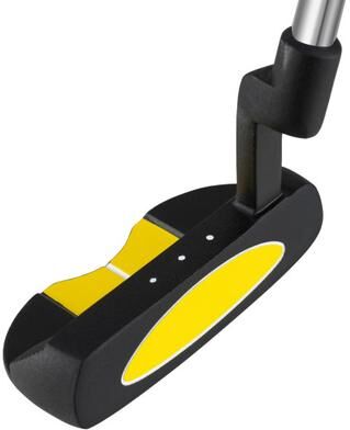 Costway Junior Mallet Putter Individual Gold Club for 8-10 years old Kids-Yellow
