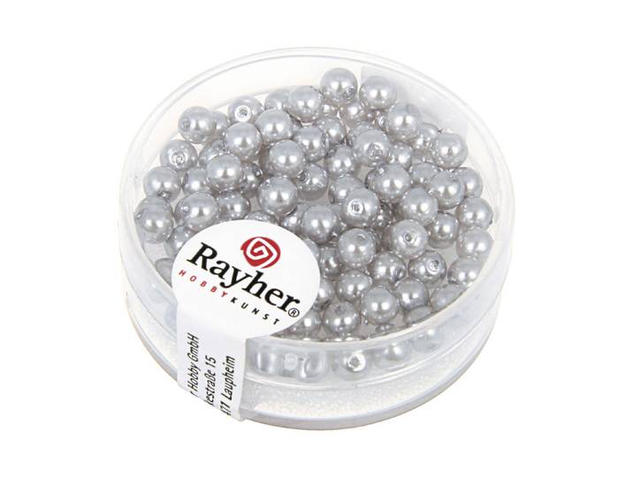 Rayher Renaissance Glaswachsperlen 4 mm 85 Stück