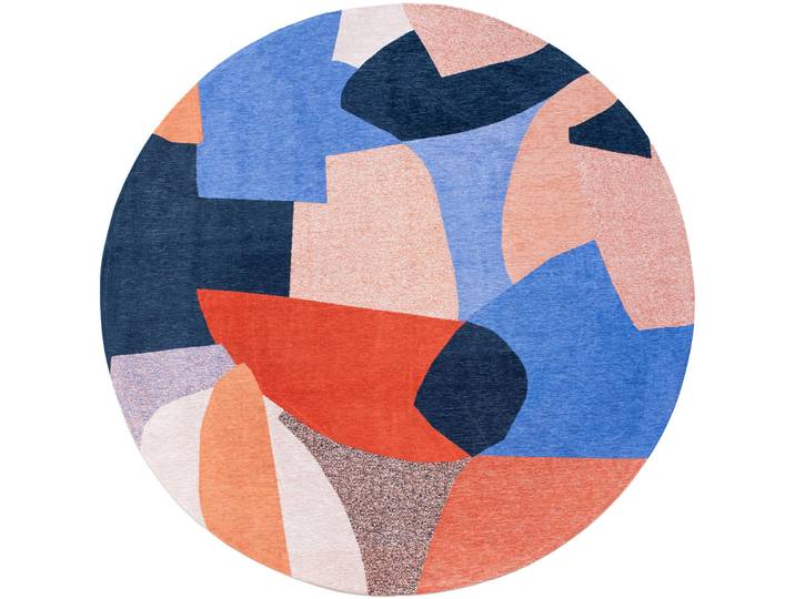Teppich Shapes Multicolor Turbulenzen Polyester 240 x 240 cm