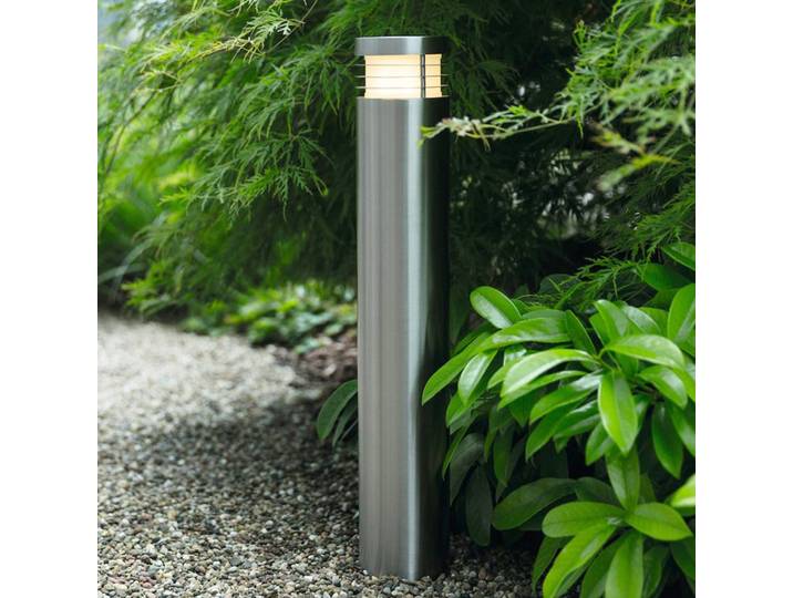 Heitronic Aruba - Wegeleuchte aus V4A-Edelstahl, alu / grau / zink, Edelstahl, Modern