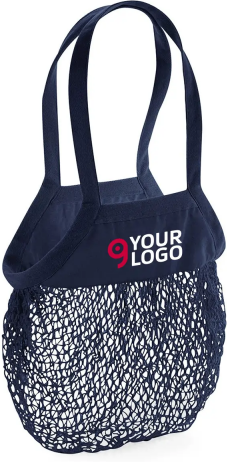 Shopper in Cotone Organico Mesh 10L Ecologica Manico Lungo GreenBag Personalizzate o neutre Westford Mill