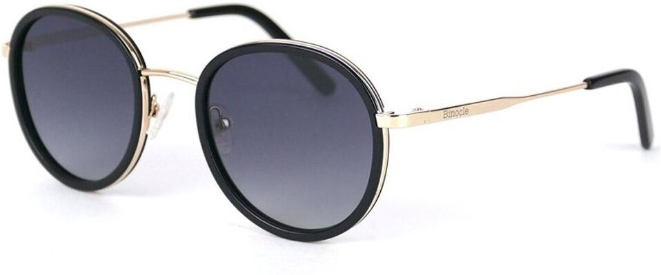 Binocle Eyewear  - Coachella Gold Black Grey Polarized - Lunettes de soleil