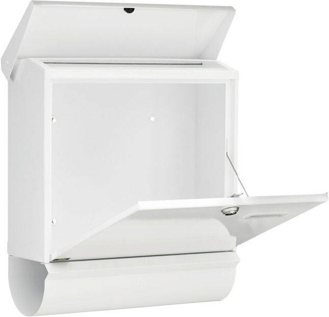 Burg-Wächter Boîte aux lettres Comfort-Set 91300 W verrouillable blanc galvanisé (32670)