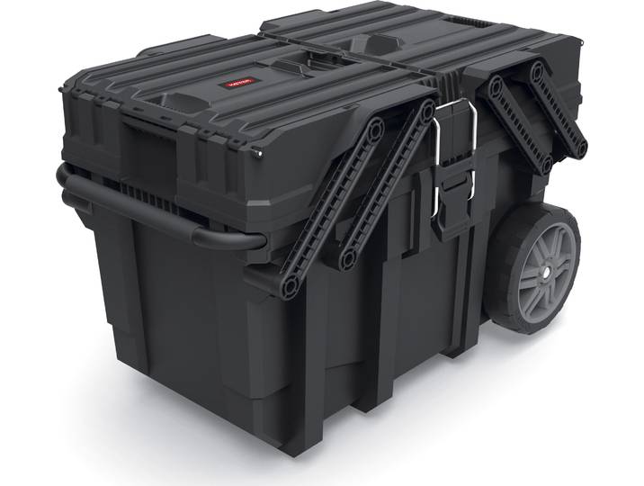 KETER Boîte à outils de chantier 15G\, bricolage\, noire\, 64\,6 x 37\,3 x 41 cm