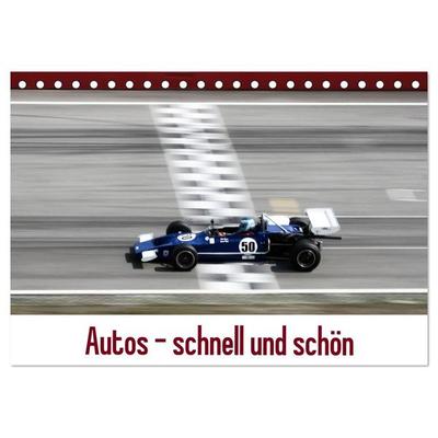 Autos - schnell und schön (Tischkalender 2026 DIN A5 quer), CALVENDO Monatskalender