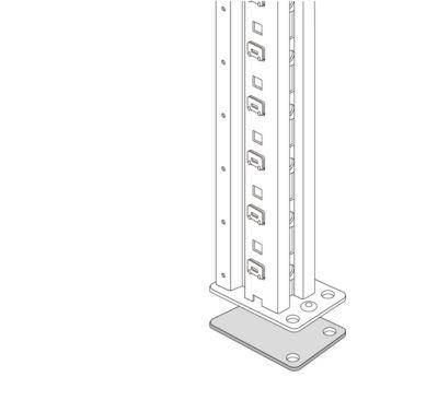 Unterlegplatte für System R 3000, verzinkt