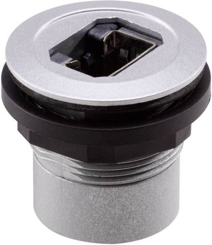 Georg Schlegel RJ45-Buchse, twin rund, RONTRON-R-JUWEL Koppler Buchse / Buchse, 8-poligBauform Seite 1: RJ45-Buchse - 1
