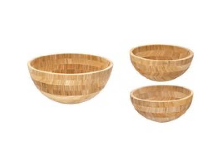SILVERCREST® Bol en bambou / Set de 2 bols en bambou