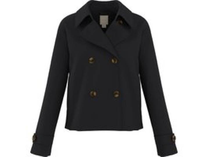 ESMARA® Trench court femme (noir, 44)
