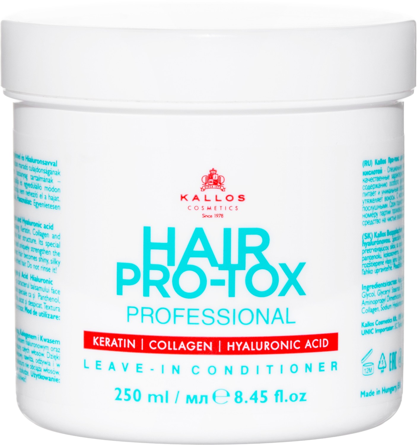 Kallos Hair Pro-Tox Professional Leave-In Conditioner 250 ml KA-KJMN1140