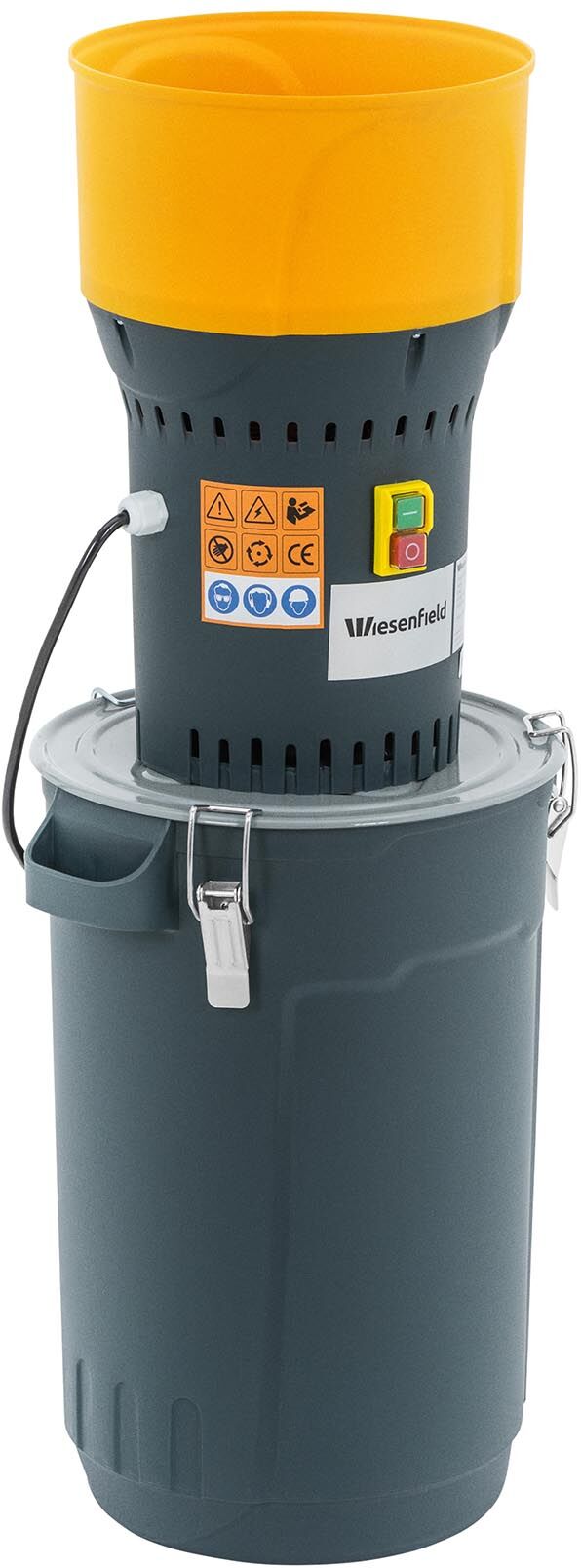 Wiesenfield Getreidemühle elektrisch - 25 l - 300 kg/h - 1300 W
